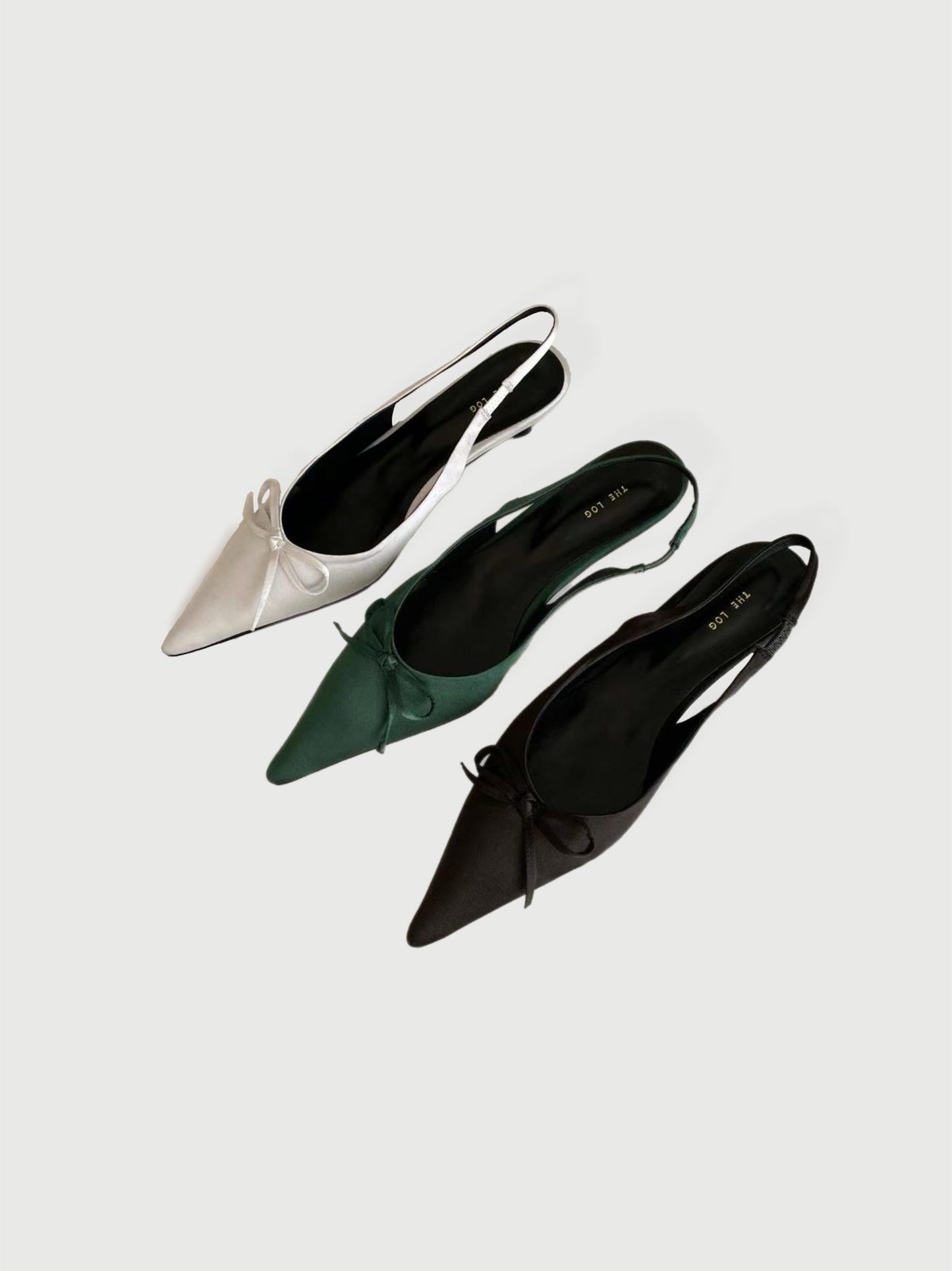 Pointed Ribbon Shoes