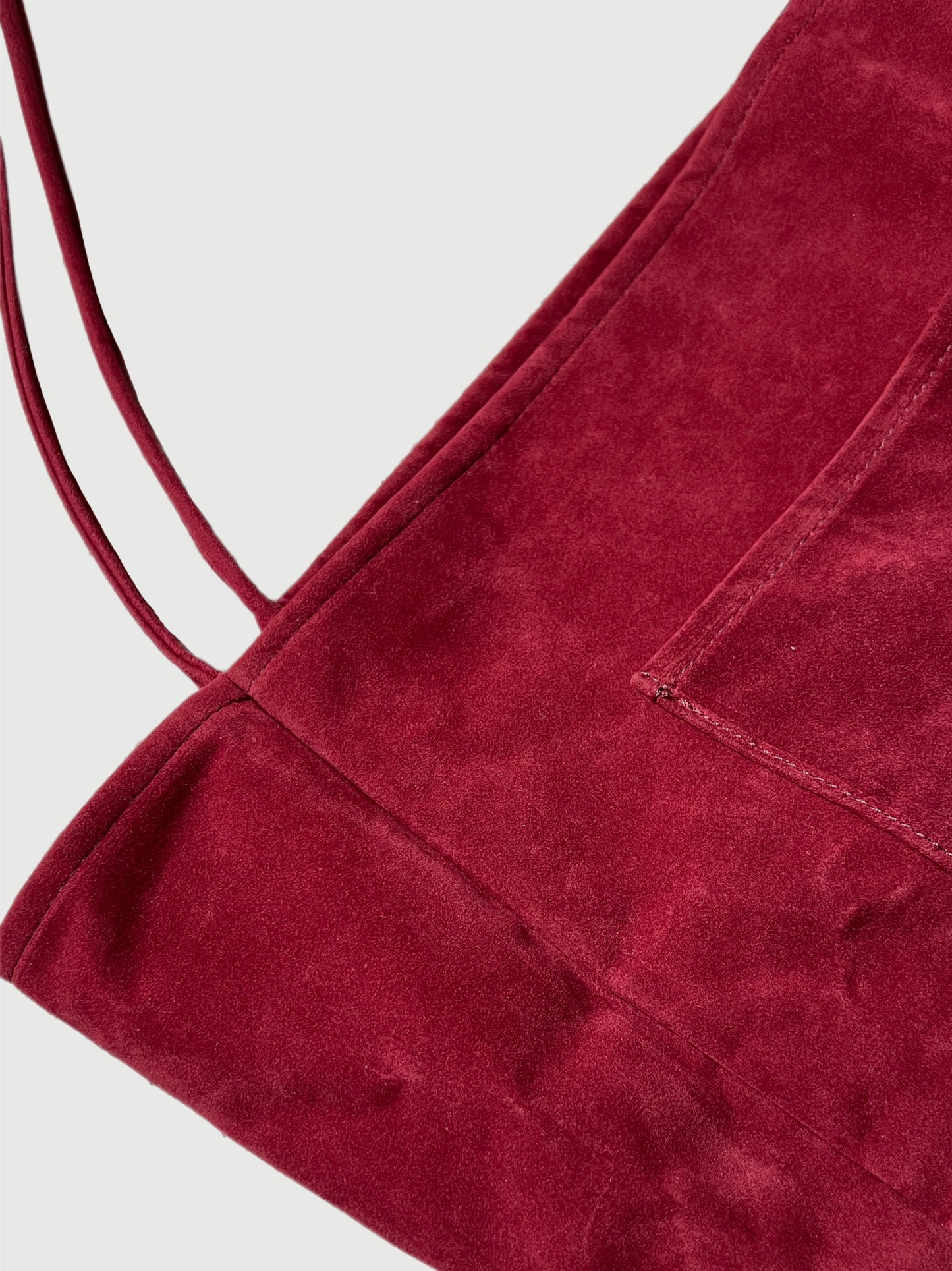 Suede Slouchy Tote Bag
