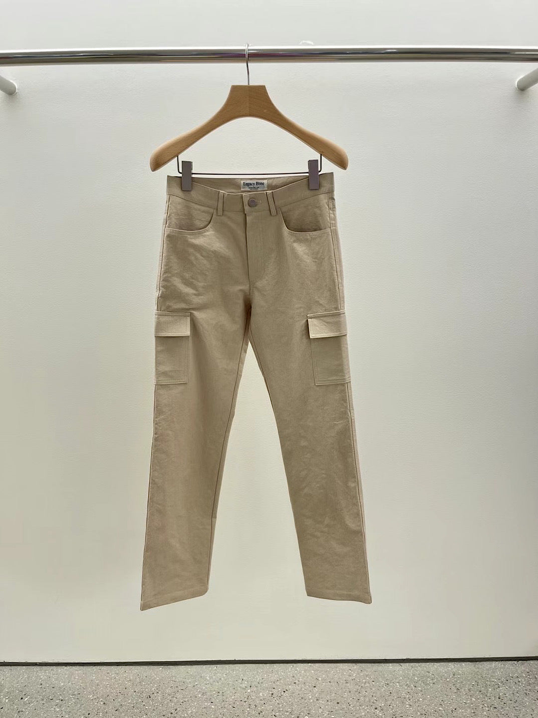 Beige Cargo Pants