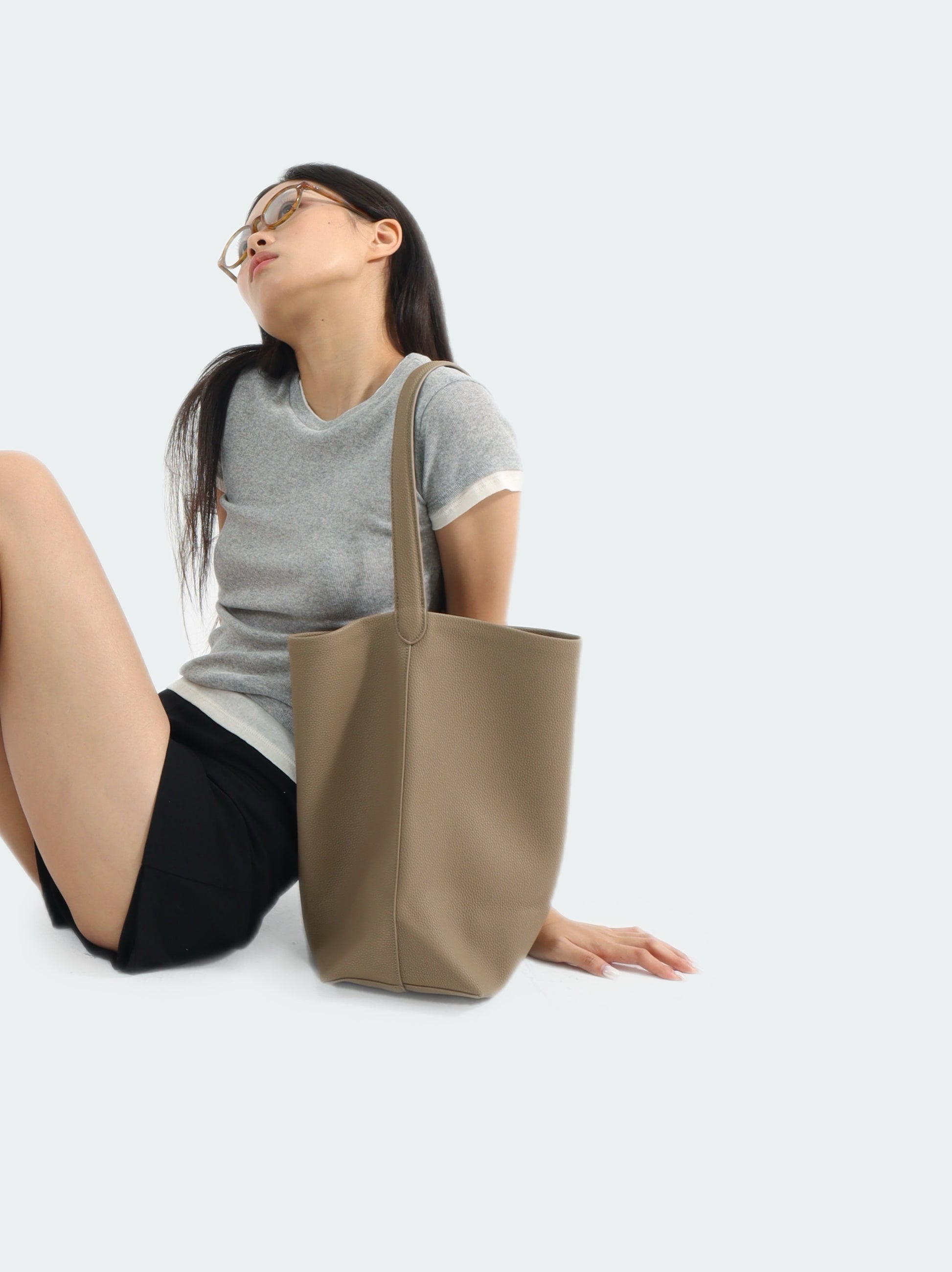 Bucket Leather Bag