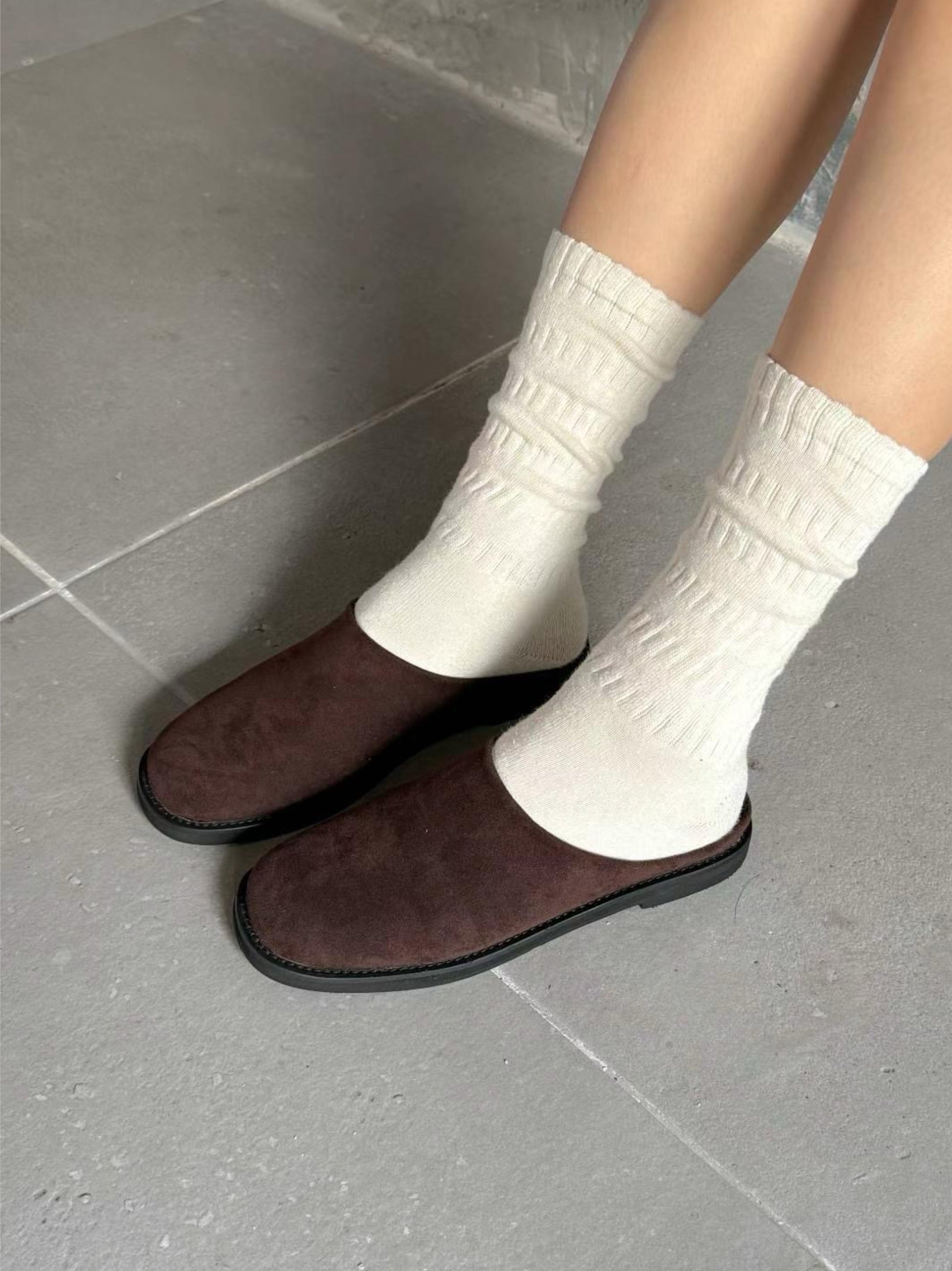 Round Toe Mules