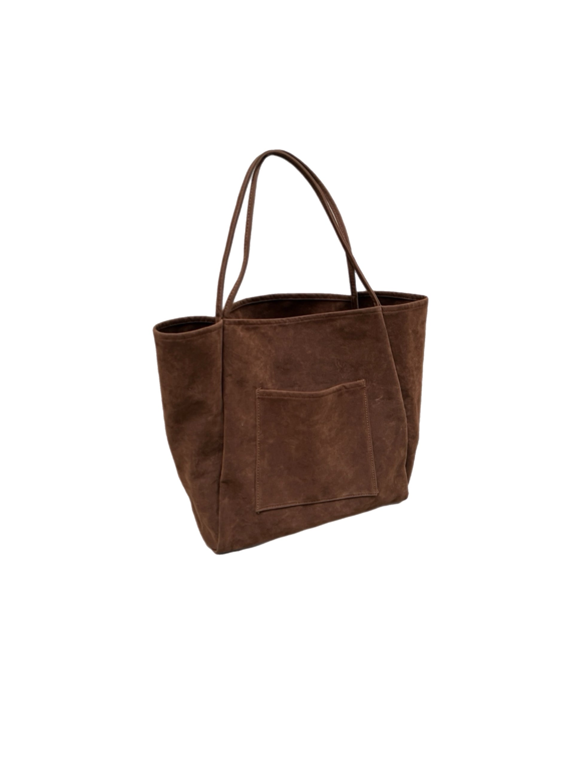 Suede Slouchy Tote Bag