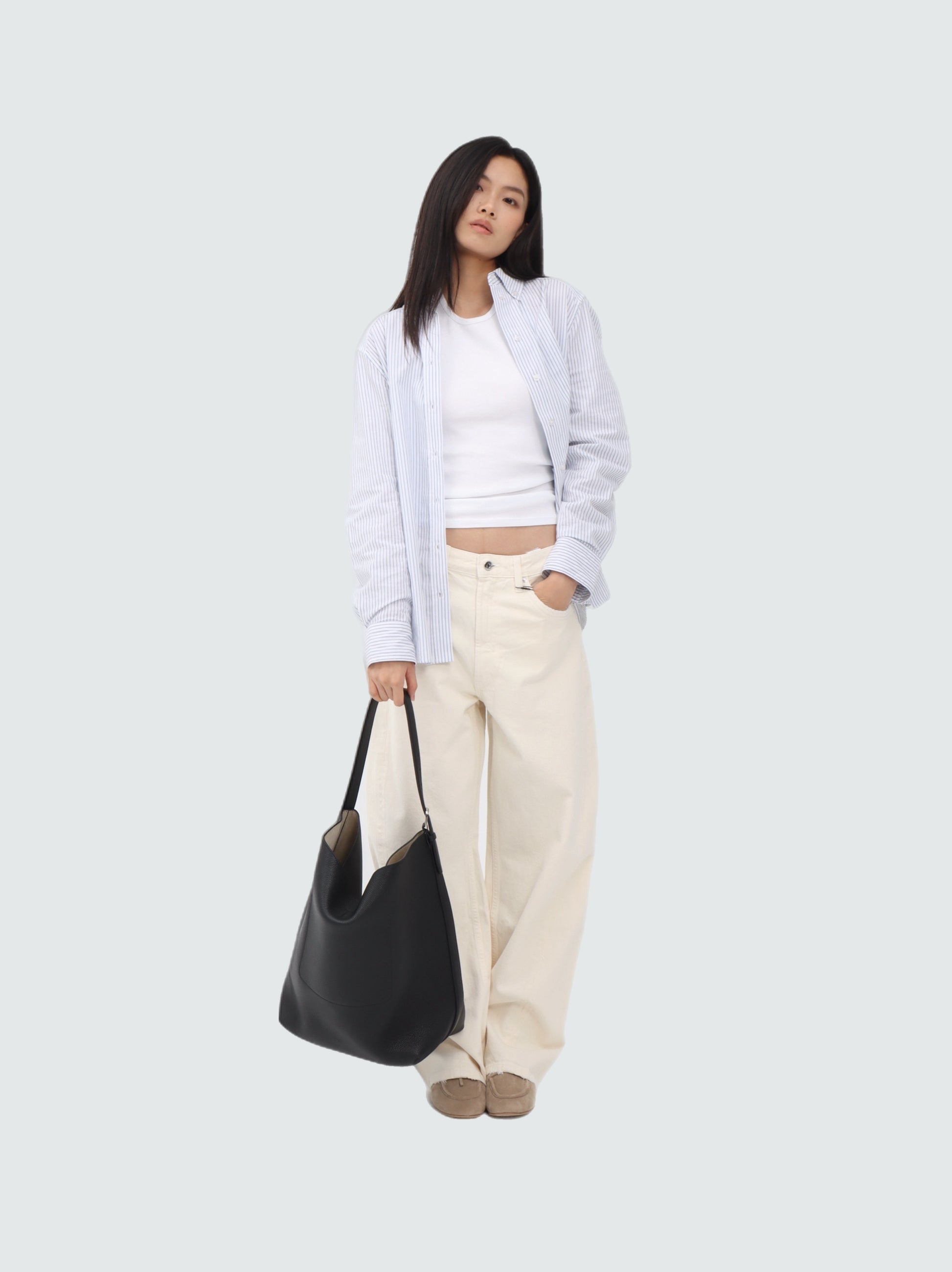 Buckle Bucket Bag