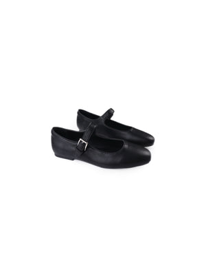 Square Leather Mary Jane