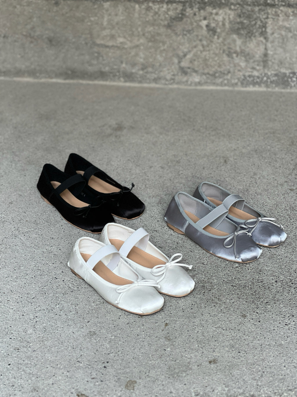 Satin Ballet Flats