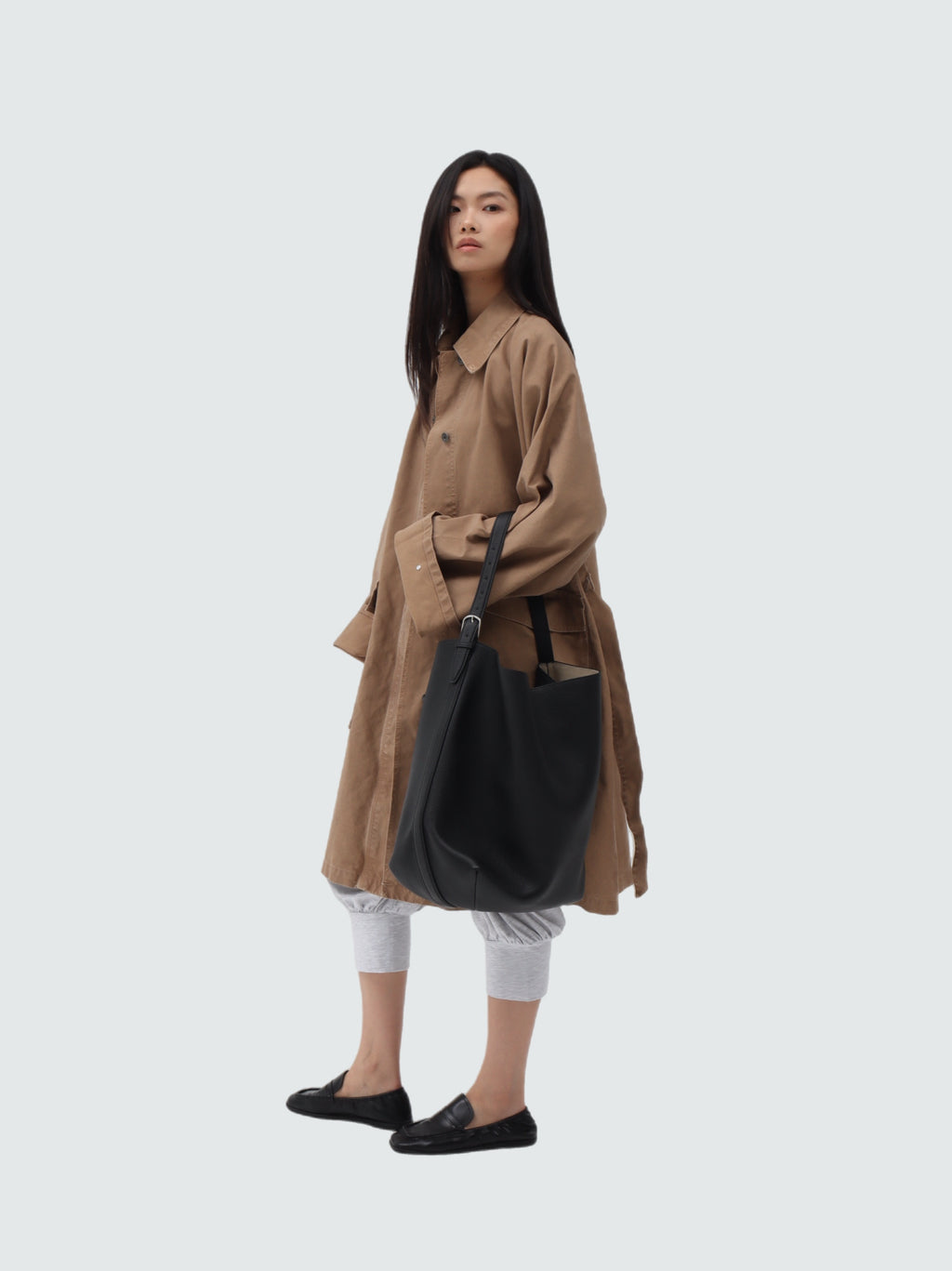 Buckle Bucket Bag