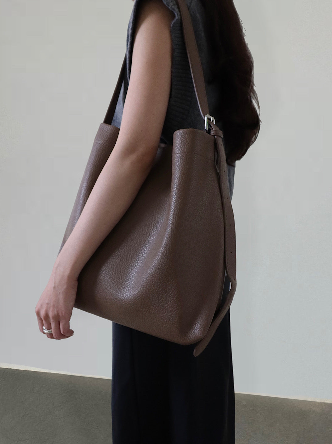 Belted Tote Bag