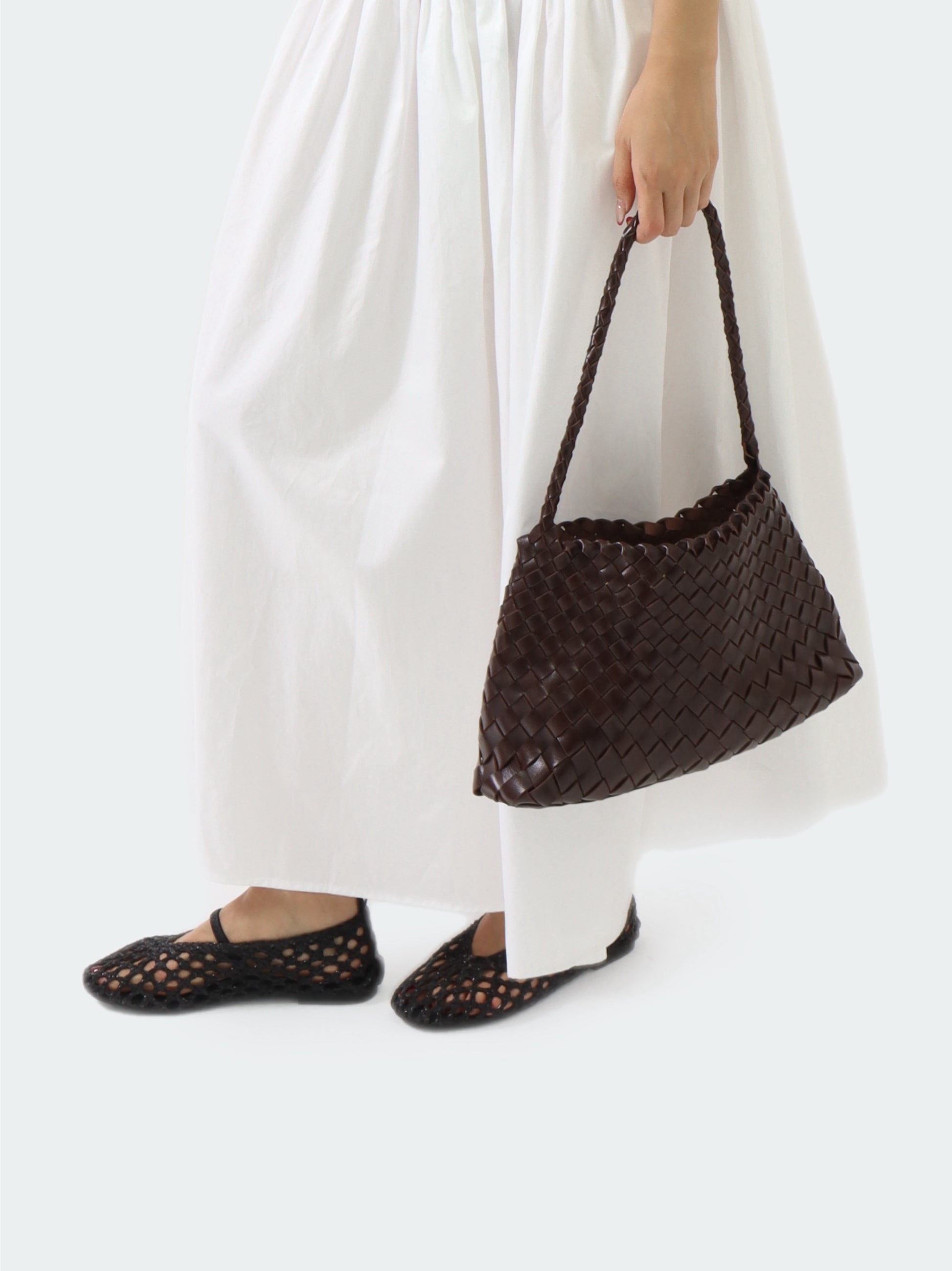 Woven Leather Bag