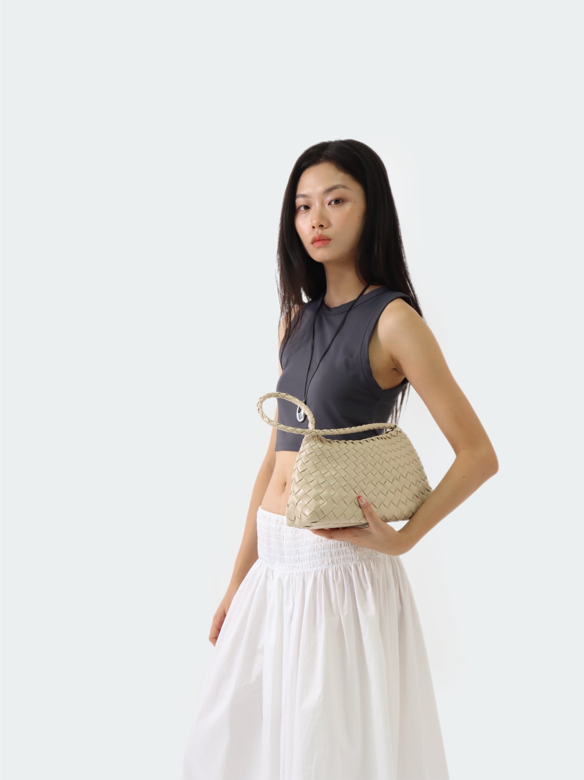 Woven Leather Bag