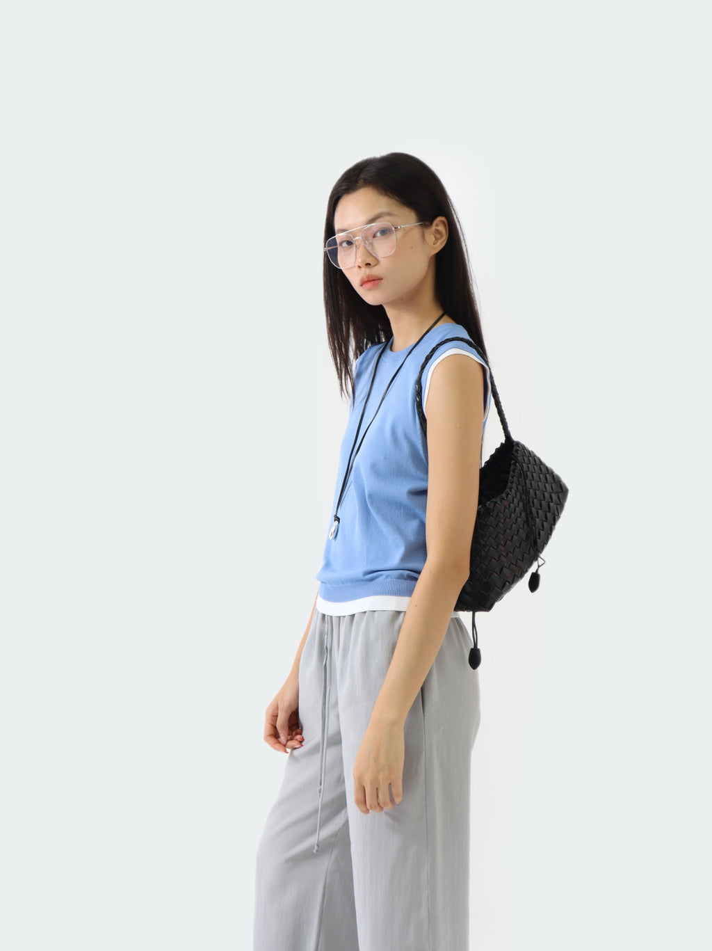 Woven Leather Bag