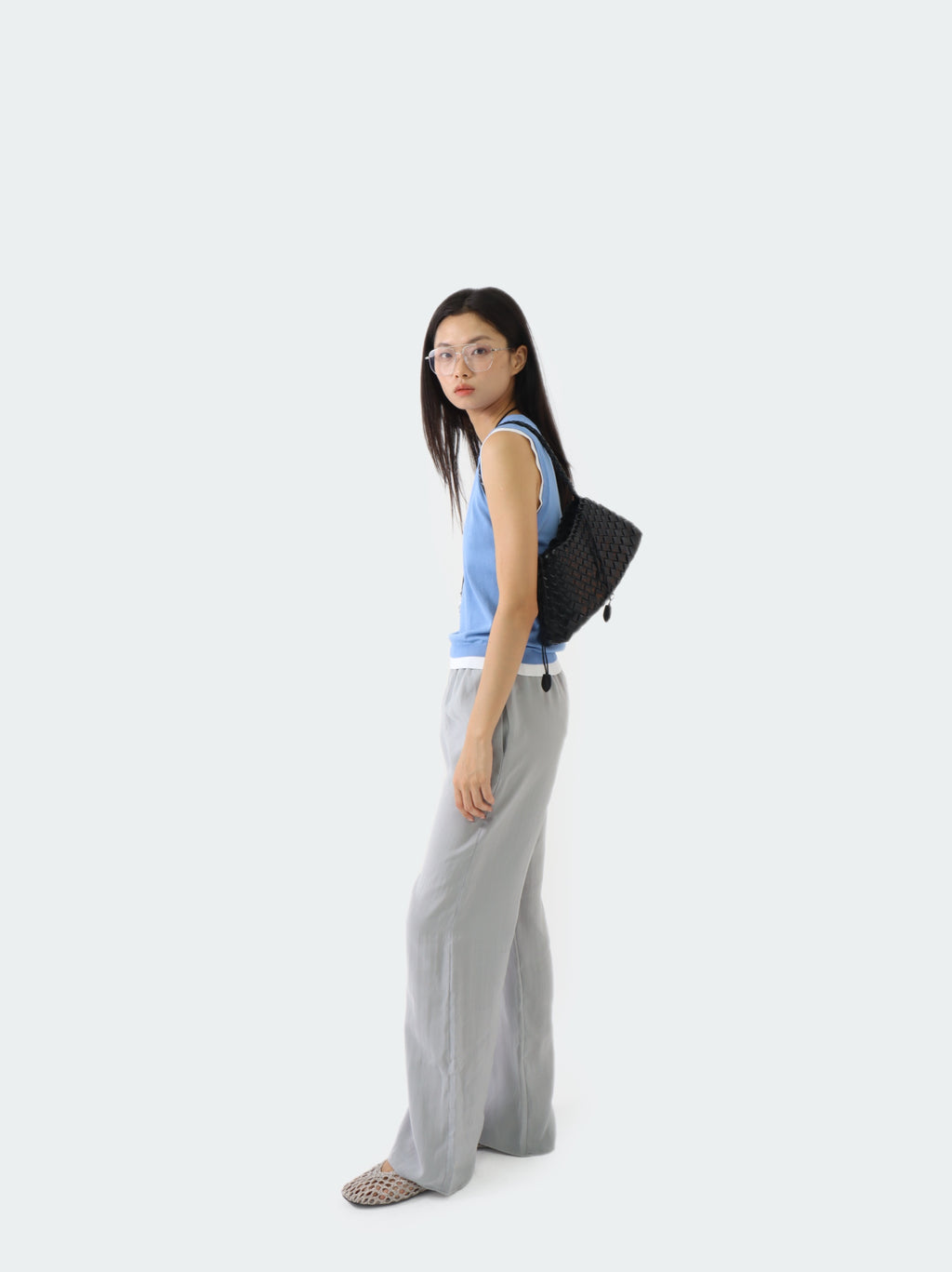 Woven Leather Bag