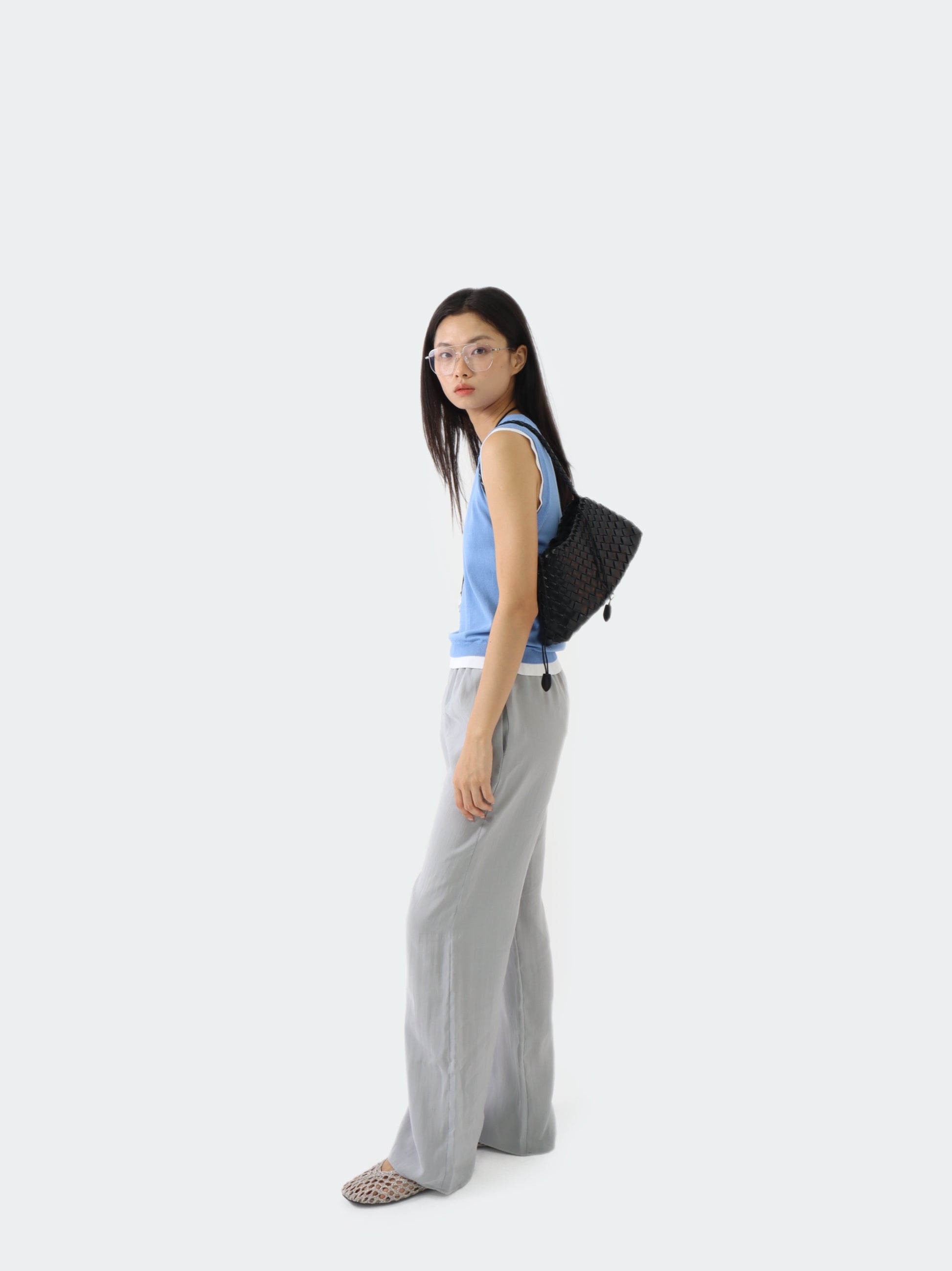 Woven Leather Bag