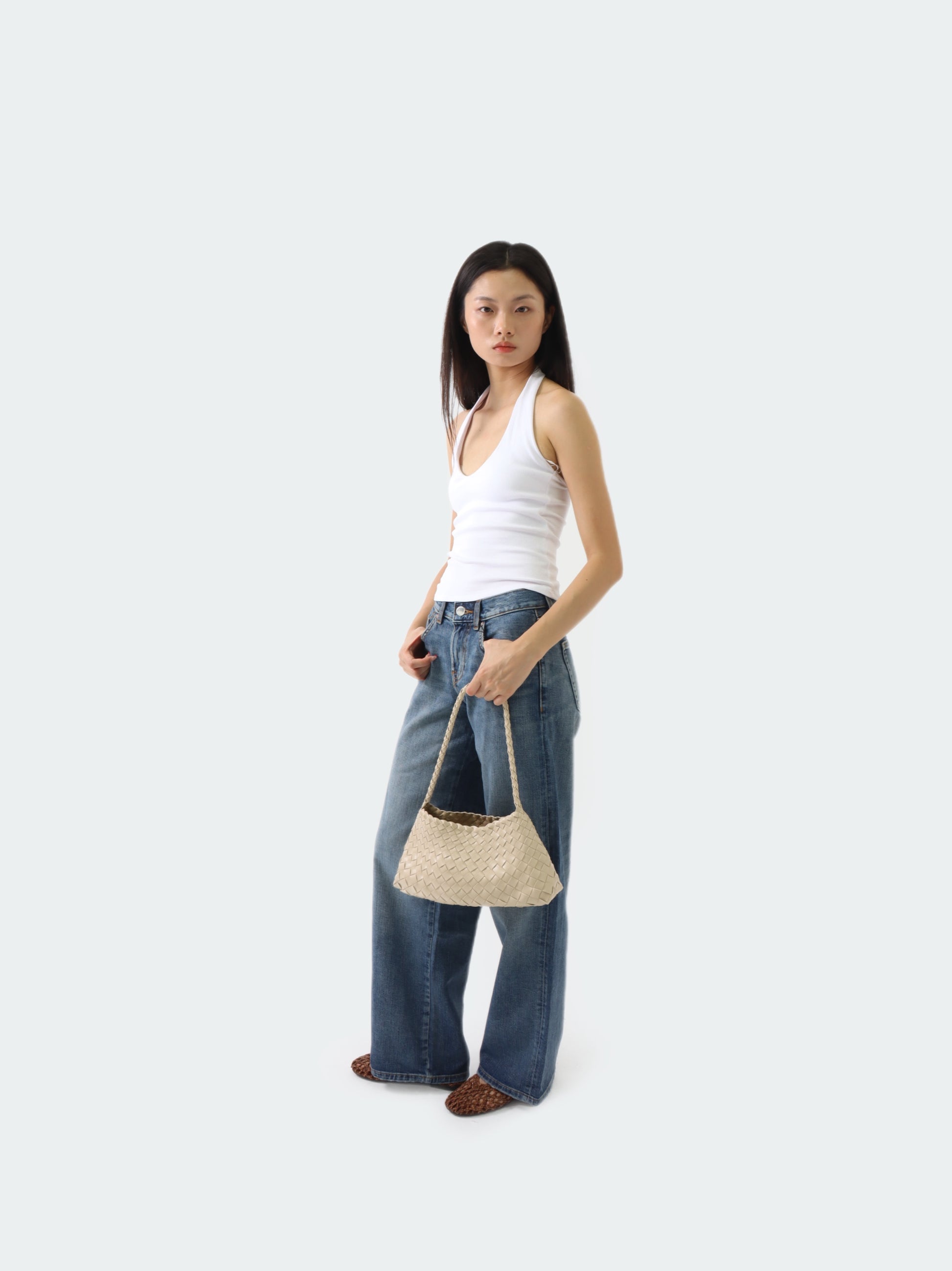 Woven Leather Bag