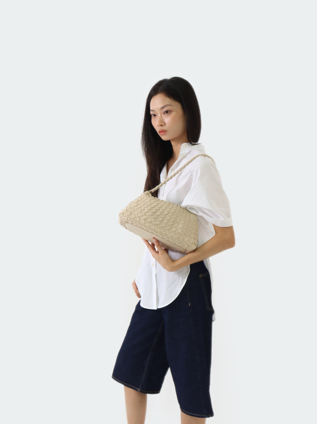 Woven Leather Bag