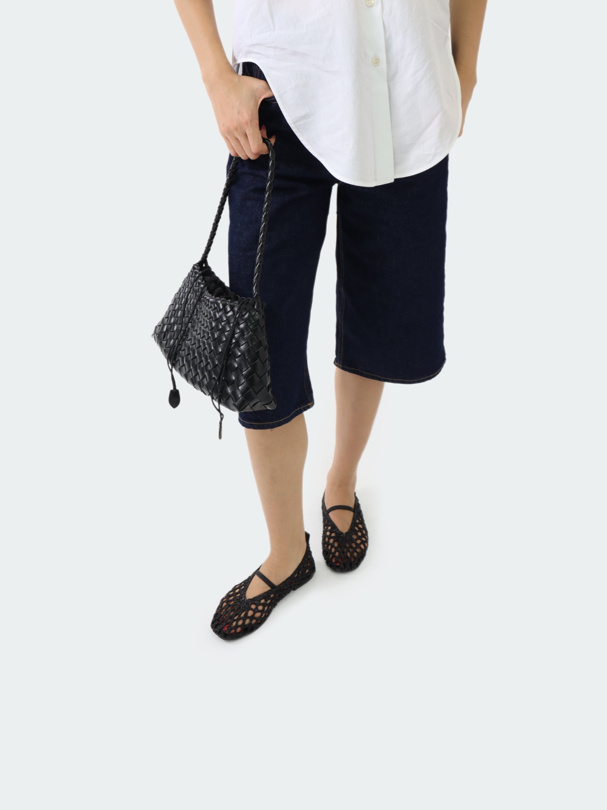 Woven Leather Bag