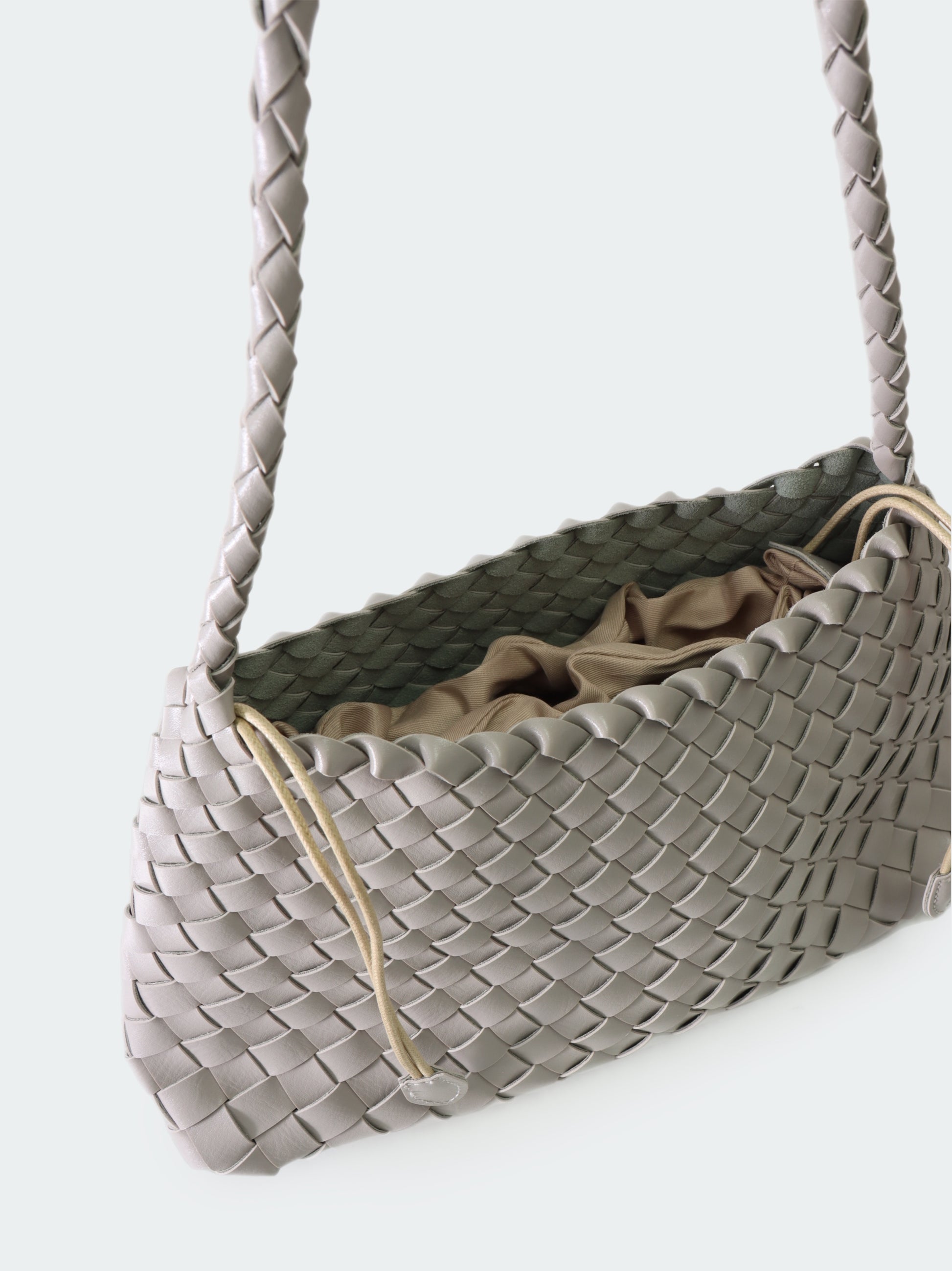 Woven Leather Bag