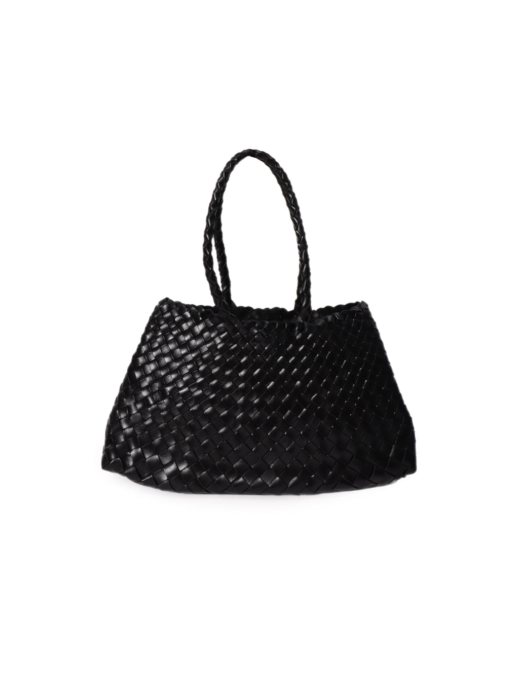 Premium Woven Leather Bag- Large