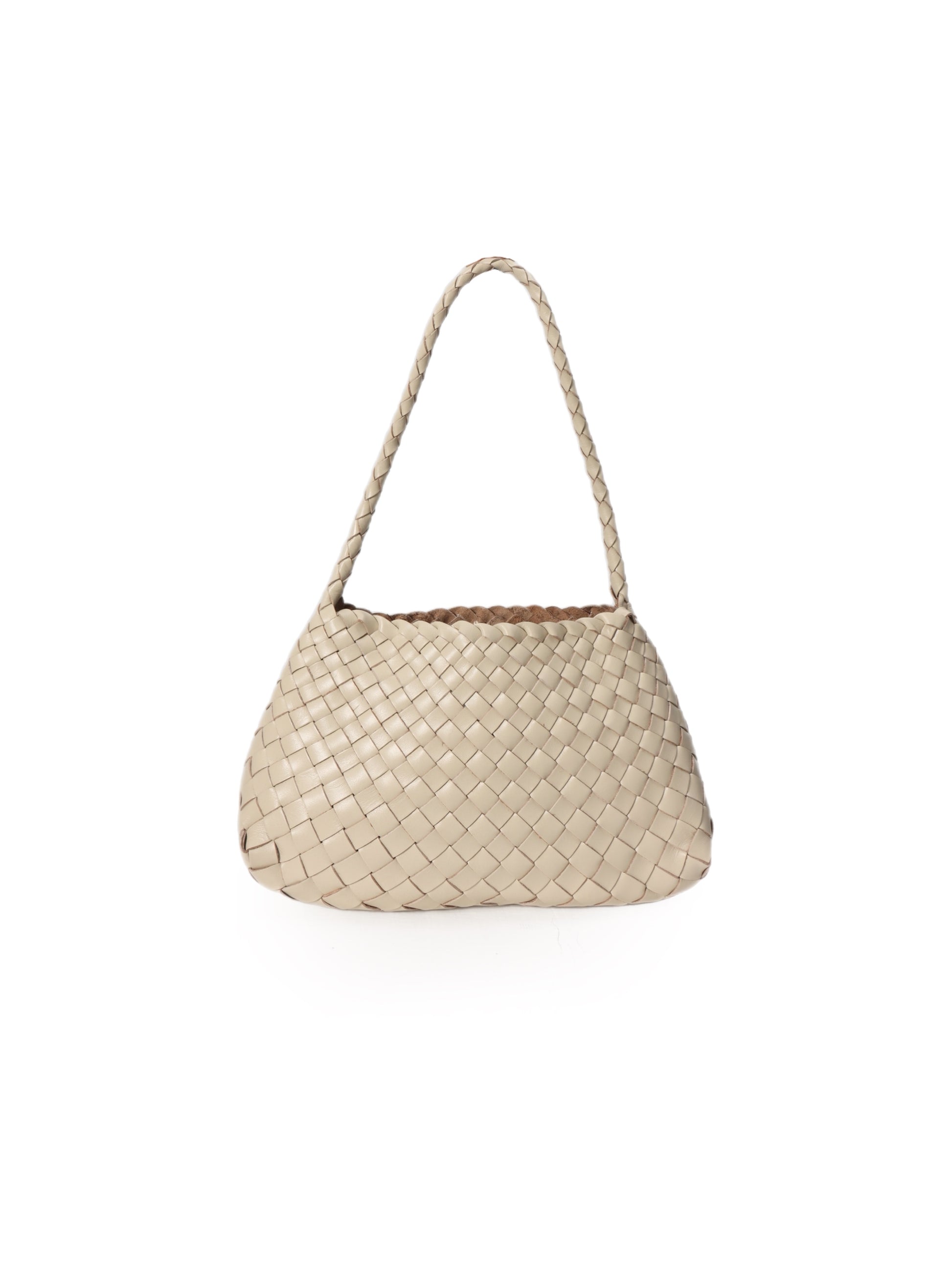 Premium Woven Leather Bag- Small