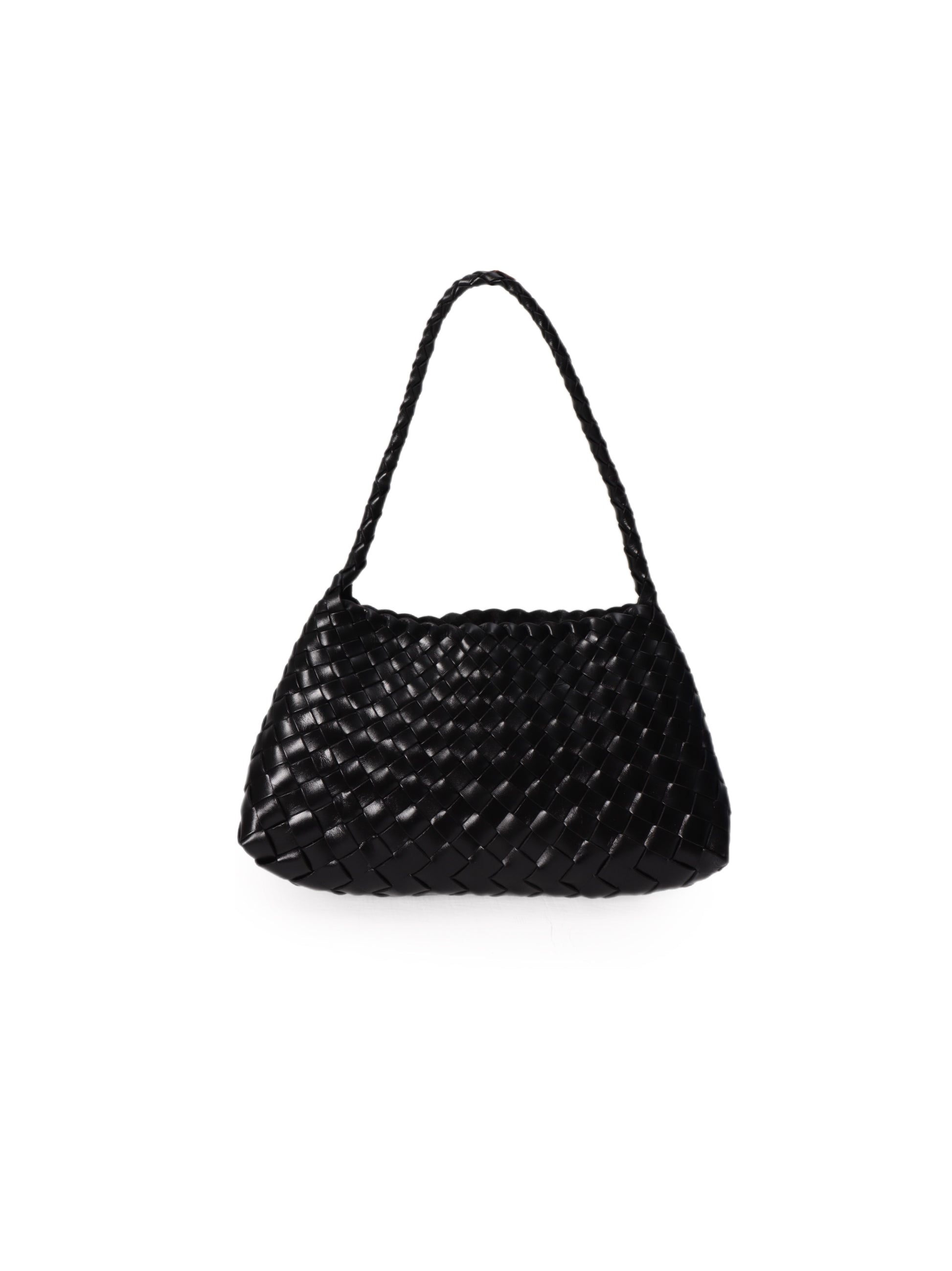 Premium Woven Leather Bag- Small