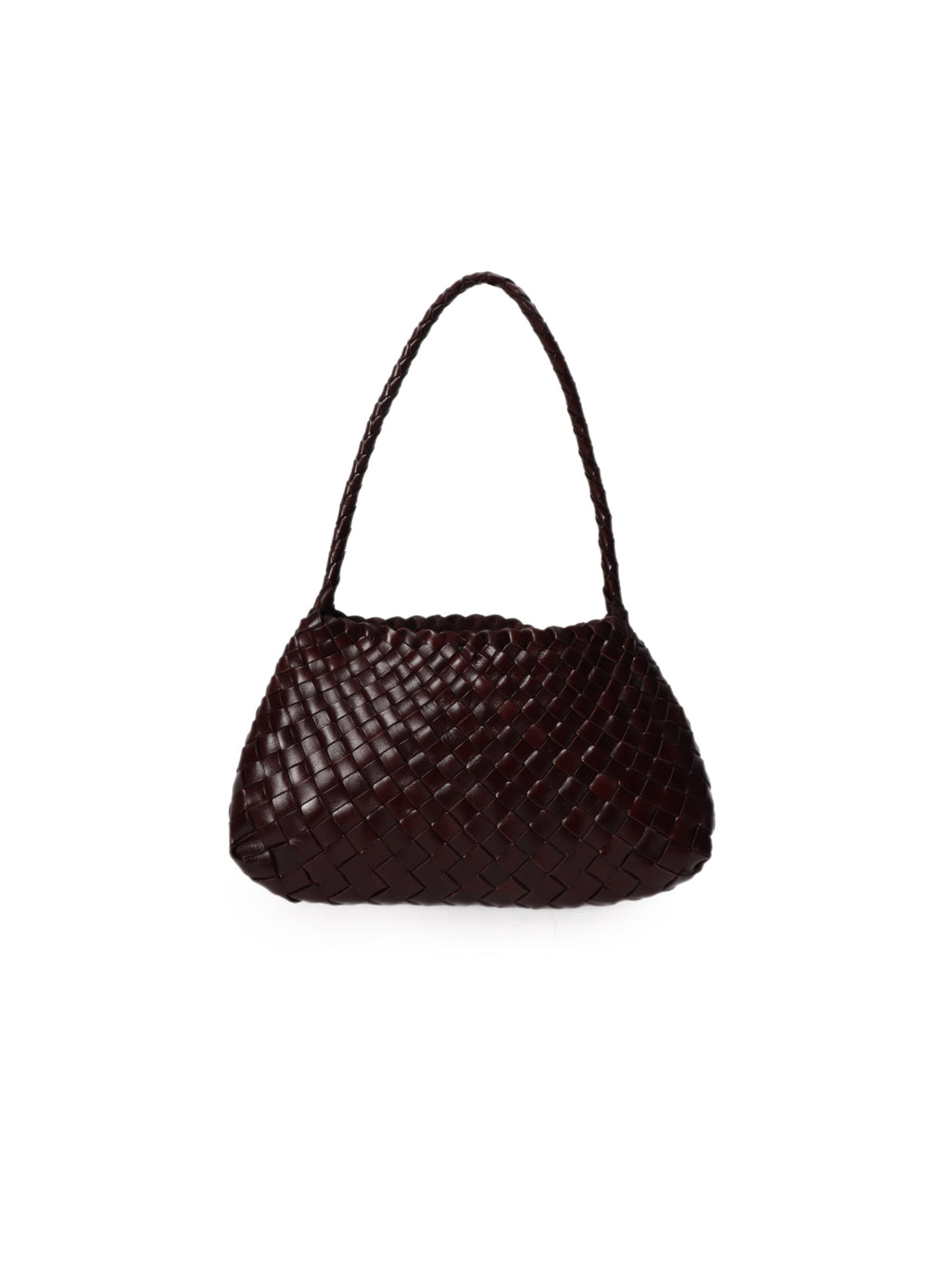 Premium Woven Leather Bag- Small