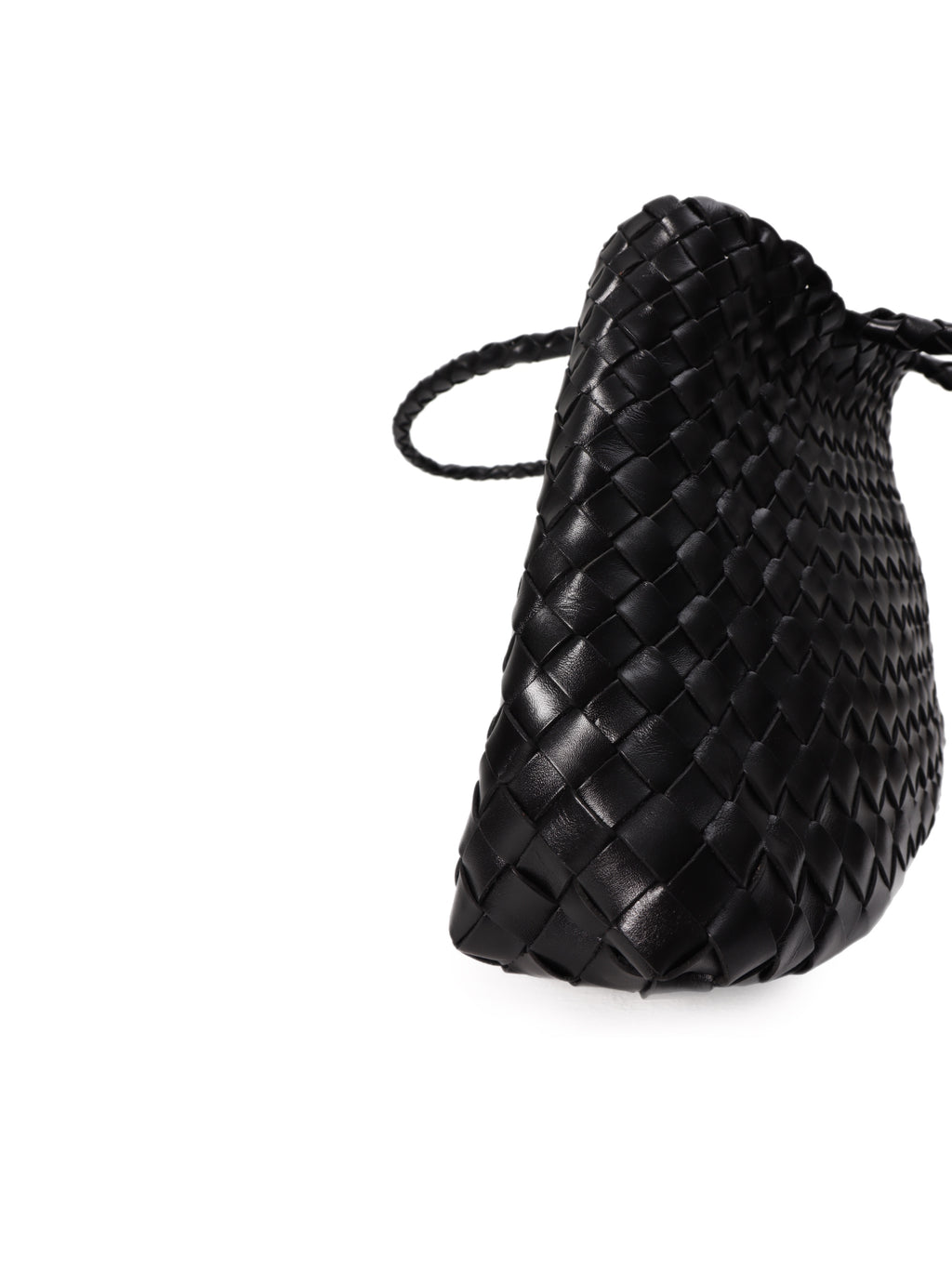 Premium Woven Leather Bag- Large