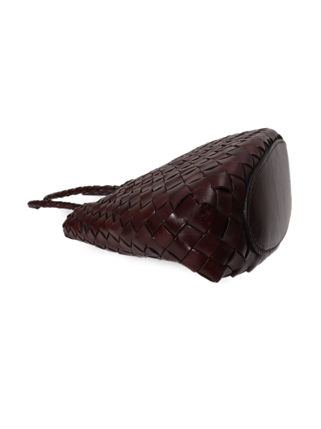 Premium Woven Leather Bag- Large