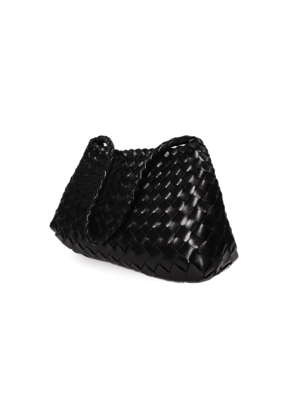 Premium Woven Leather Bag- Small