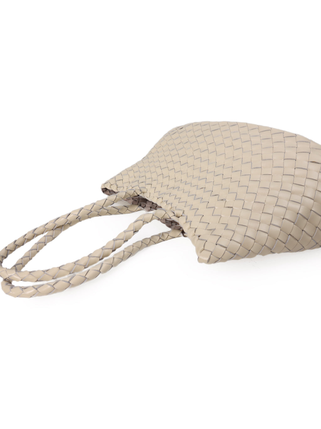 Premium Woven Leather Bag- Large