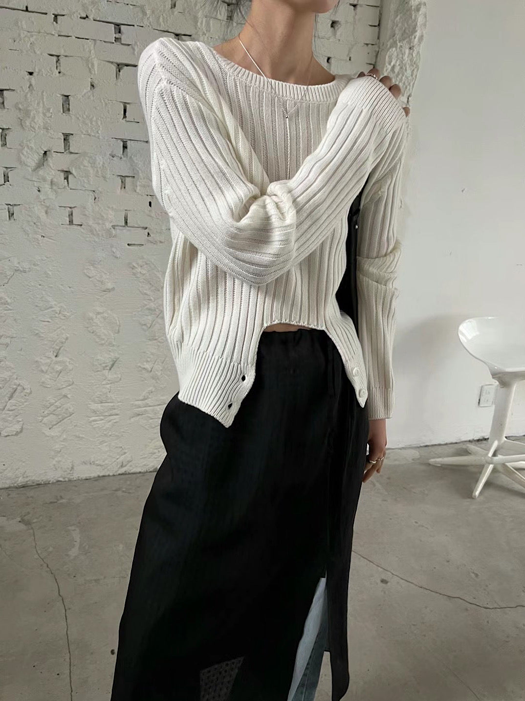 Ribbed Knit Top