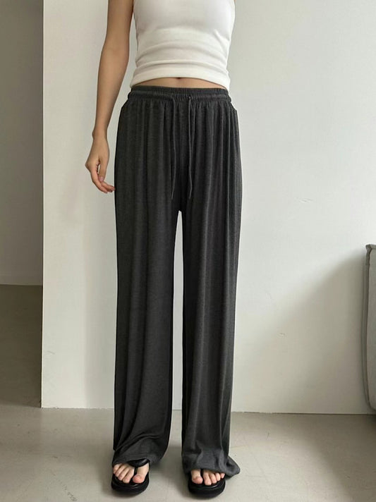 Cotton Wide Leg Pants