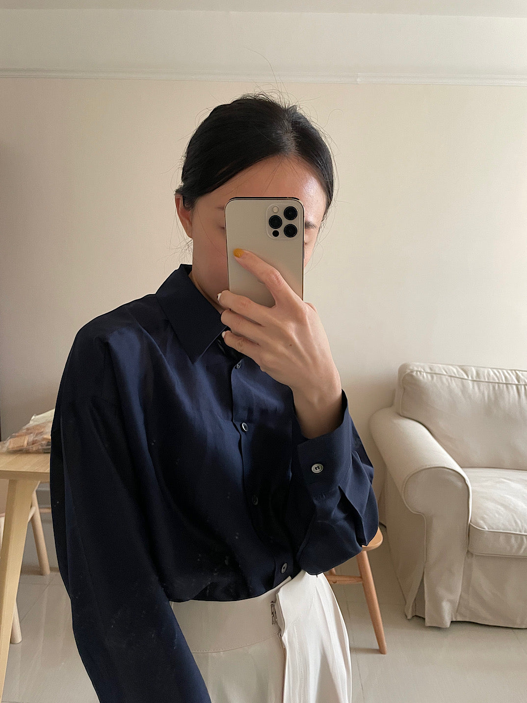 Blue Sheer Shirt