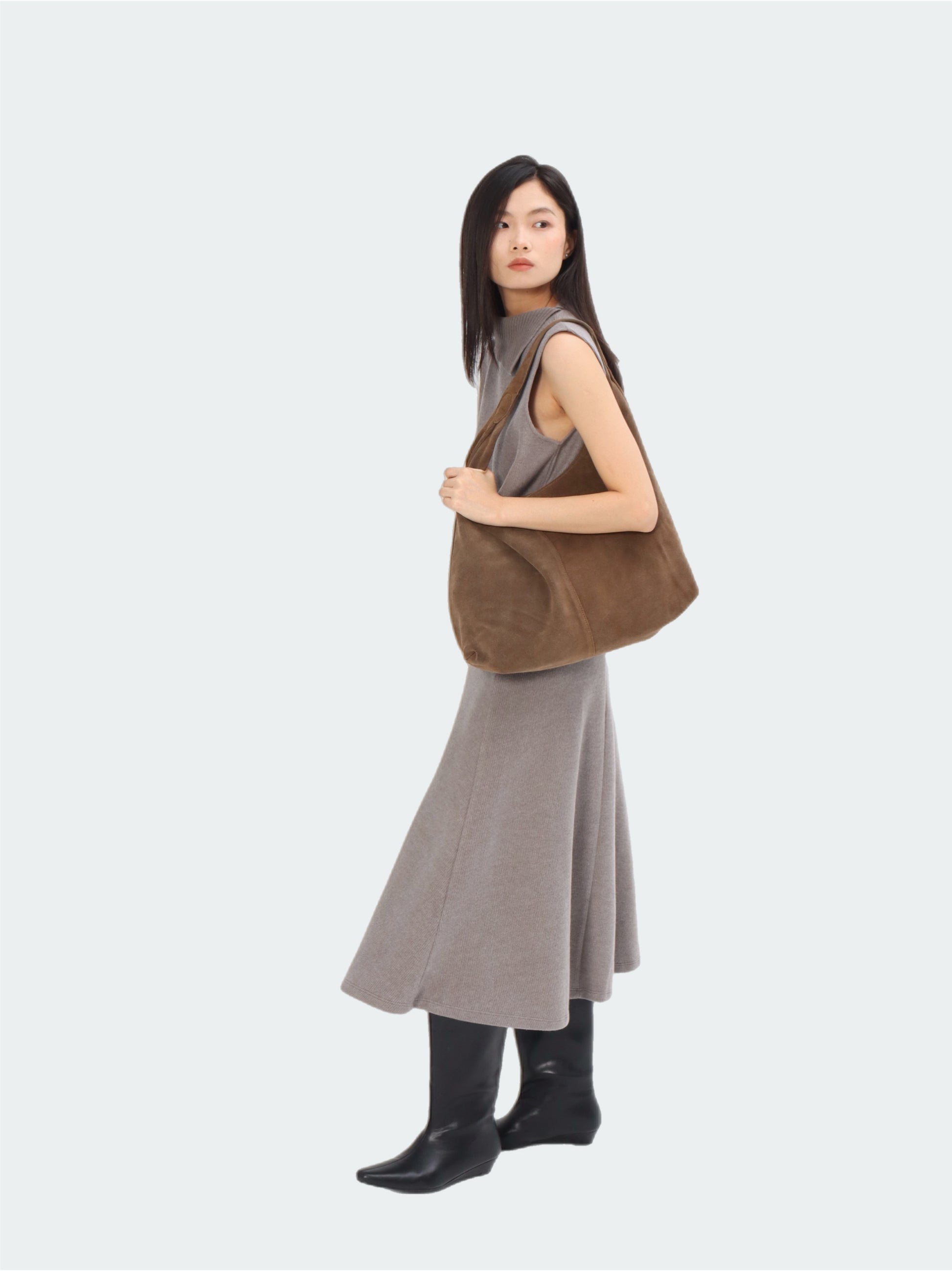 Leather Hobo Bag