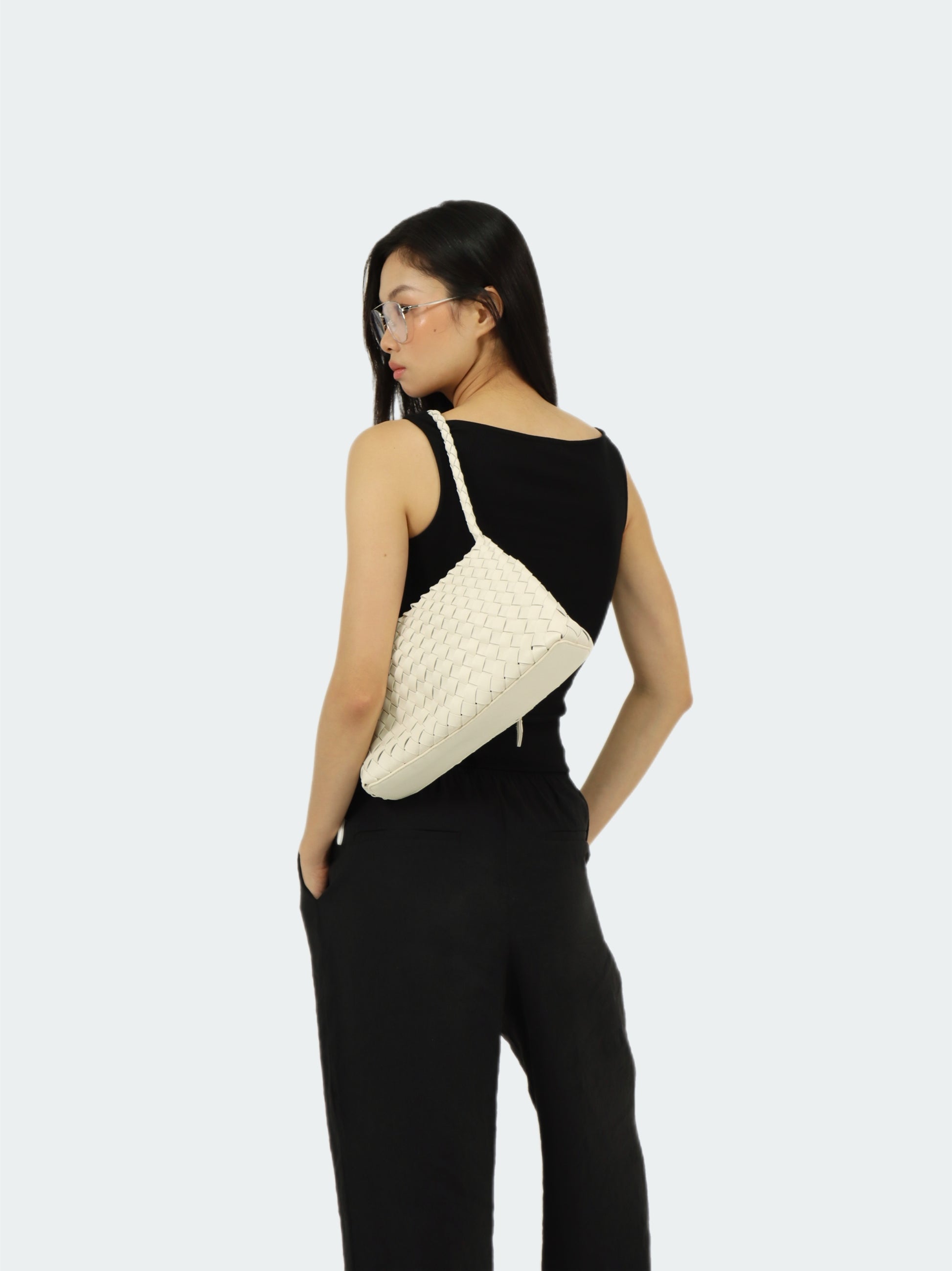 Woven Leather Bag