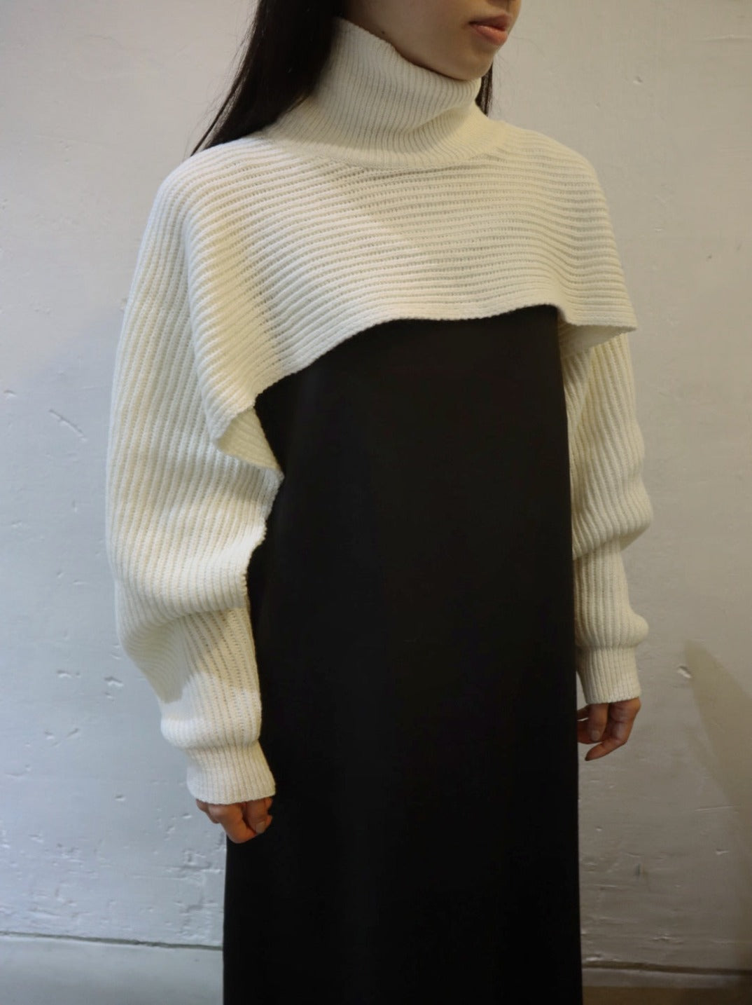 Mockneck Cropped Sweater