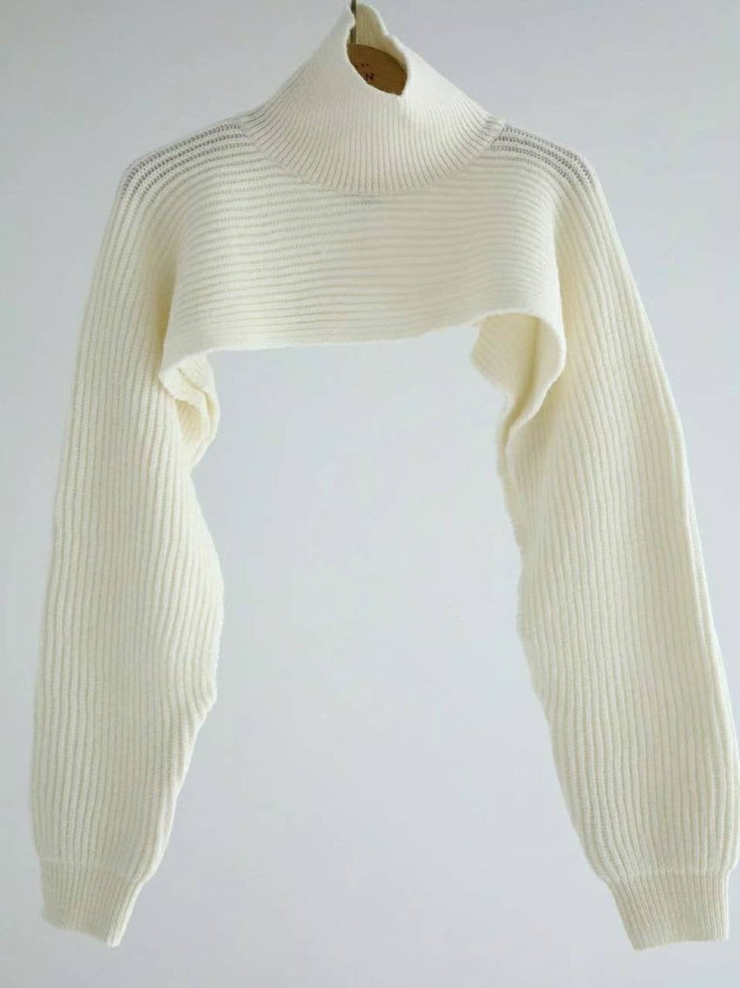 Mockneck Cropped Sweater